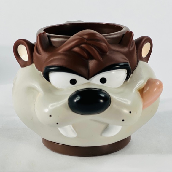 TAZ Tasmanian Devil 1995 3D Warner Bros Looney Tunes Applause Retro Cup Mug - Picture 6 of 14